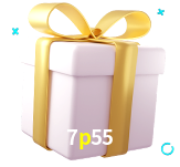 Receba seus bônus de boas-vindas no 7p55